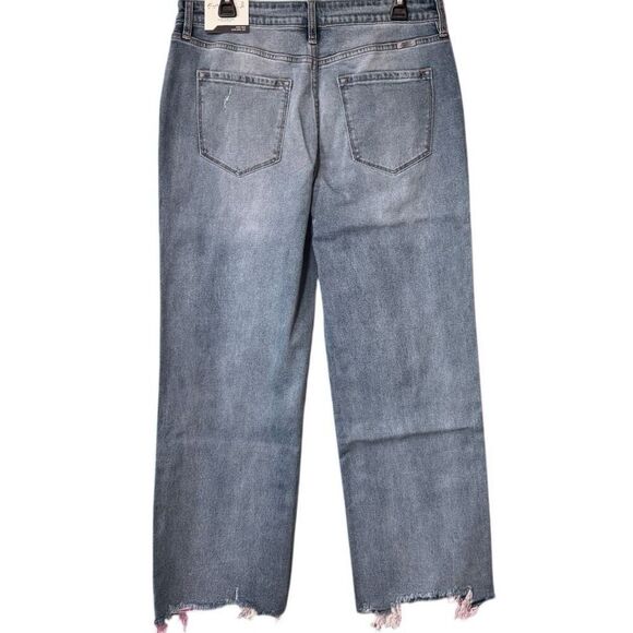 KanCan Light Wash High Rise Slim Wide Leg Jeans Size 13/30 NWT - Picture 12 of 13